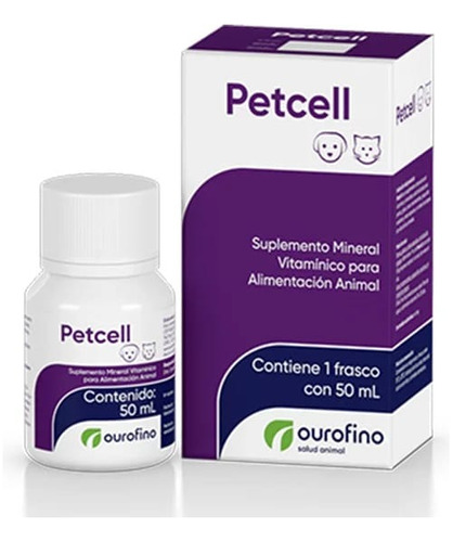 Petcell 50 Ml Convalecencia, Anemia Concentrado Multiespecie