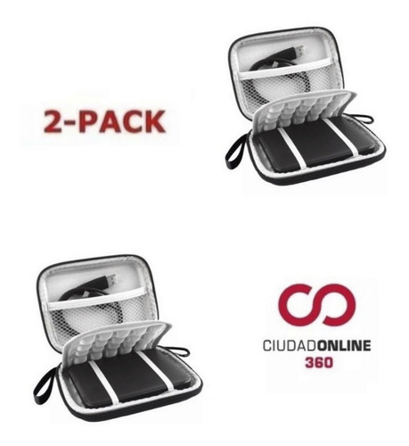 Kit X2 Funda Disco Rigido Externo 1tb Portatil Western Disk