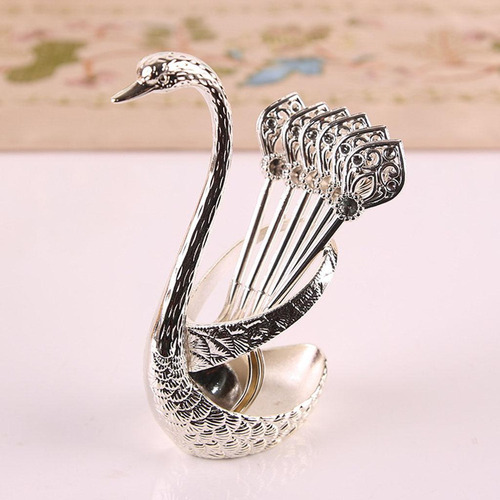 Soporte Para Cucharas De Café, Juego De Té, Cuchara De Metal