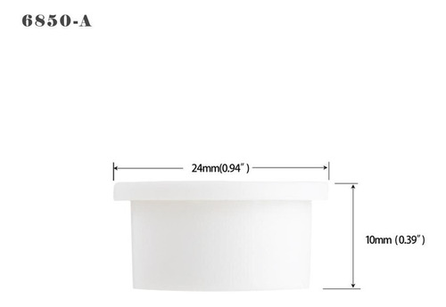 Pasacables Para Mesa O Escritotio Redondo De Silicona