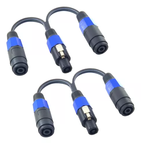 Cable de altavoz profesional, conector macho de 2 polos a 2 polos - Neutrik  - 20 metros - DJMania