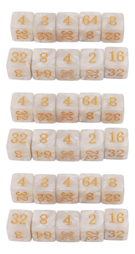 Cubos Numerados: 30 Unidades, Dados Numéricos, Múltiplos De