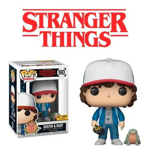 Funko Pop Dustin & Dart 593 Stranger Things