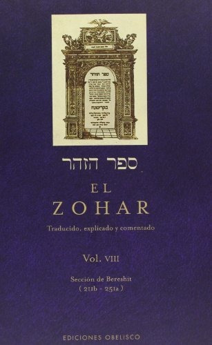 Libro : El Zohar, Vol. 8 (zohar, 8) - Bar Iojai, Rabi...
