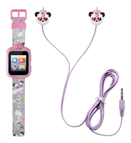 Reloj Inteligente P/niños Con Auriculares -panda