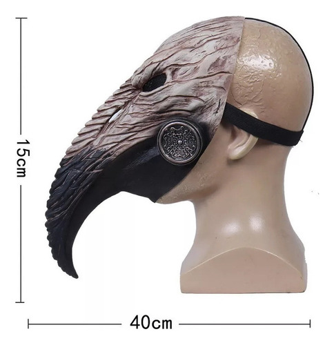 Máscara De Pico De Médico Da Peste Negra Steampunk