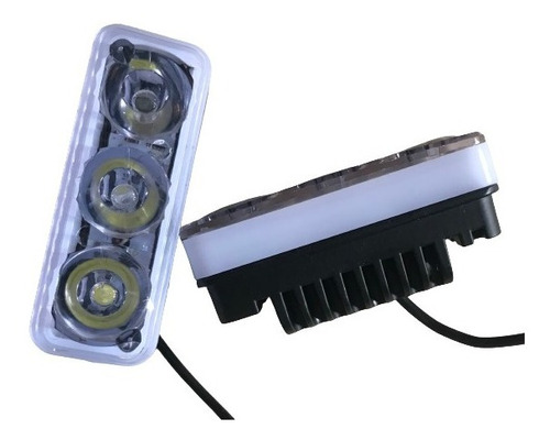 Par Faros Mini Barra Led  Con Lupa Motos Carros