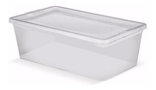 Cajas Plásticas Transparentes Ideal X12 6 Litros Rey | Envío gratis