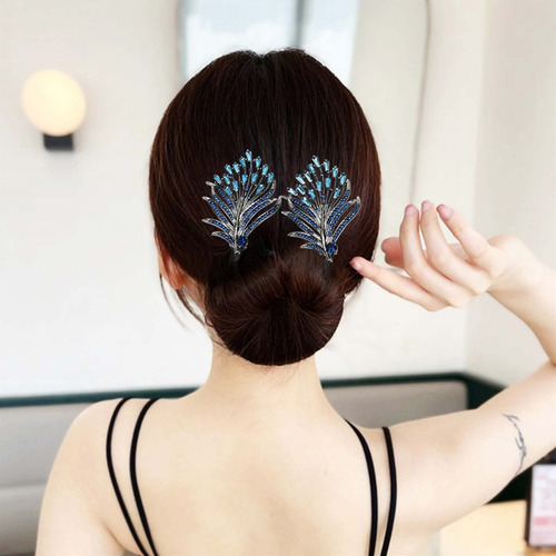 Elegante Pinza Para El Pelo En Forma De M, Diseño Retorcido