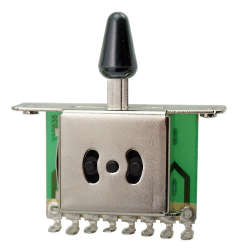 Interruptor Seletor De Captador De Guitarra De 5 Vias Preto
