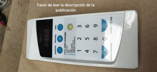 Teclado Completo Para Horno De Microondas Daewoo Kor-6l1b (Usado)