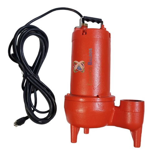 Bomba Sumergible Agua Sucia Residual 1/2hp 127v 50wq0.37 2p