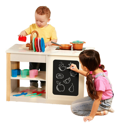 Cocinita Madera +30 Accesorios *envio Gratis*