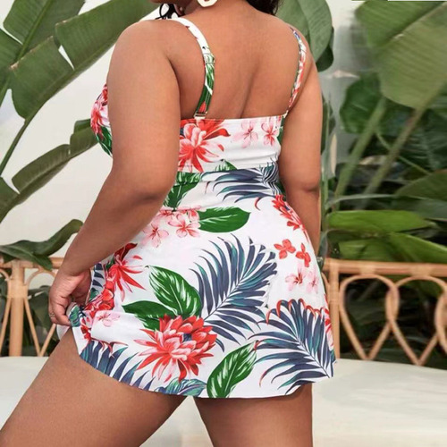 Rebajas Curvy Talla Grande Bañador Bikini Con Estampado