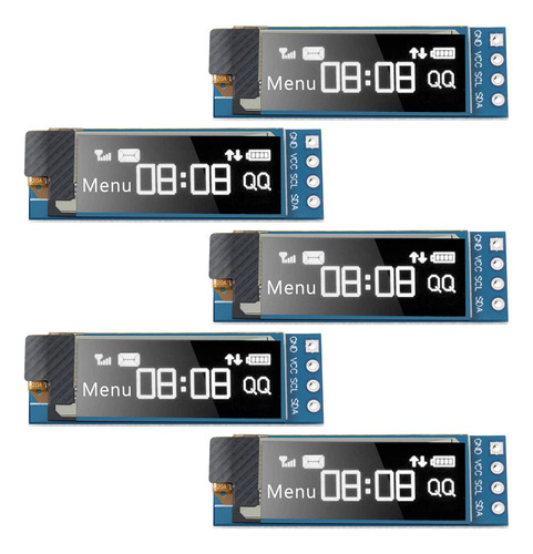 Módulo De Pantalla I2c De 5 Piezas Módulo De Pantalla Oled I