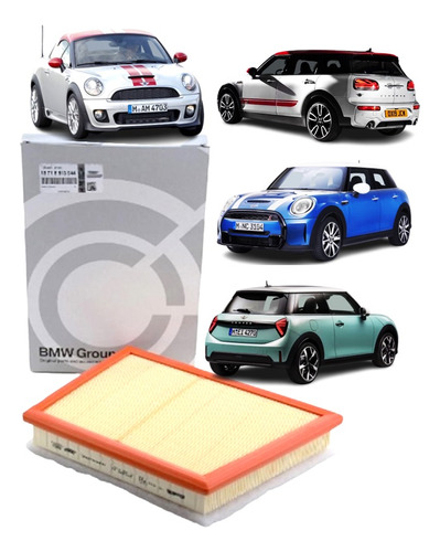 Filtro Ar Motor Original Mini Cabrio Club Coutry Hatch Ger F