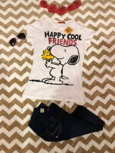 Playera Snoopy Happy Friends