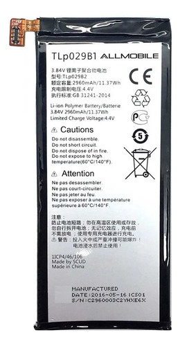 Pila Bateria Ion Litio Tlp029b1 Para Alcatel Pop 4s 5095