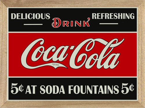 Coca Cola , Cuadro,poster,publicidad   L595