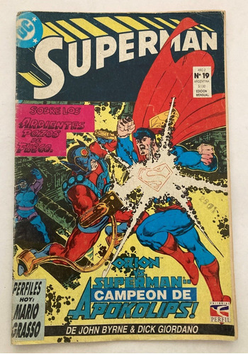 Comic Dc: Superman #19. Editorial Perfil