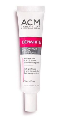 Gel Dépiwhite Para Contorno De Ojos Ojeras Hinchazón Bolsas