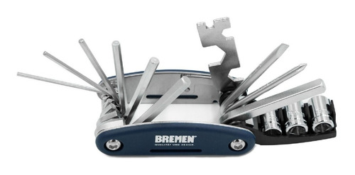 Kit Herramienta Bici Multiherramienta Bremen Reparacion 15pz