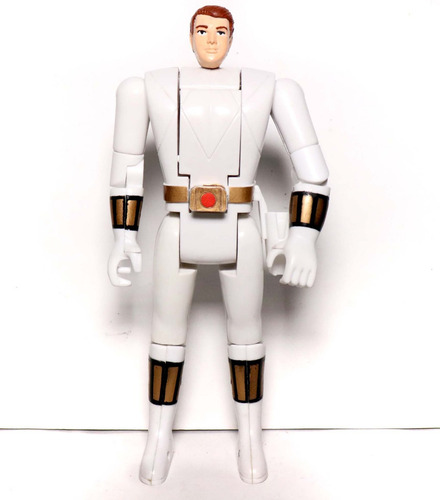 Power Rangers Branco Vira Cabeça Boneco Gigante 20cm Raro (Usado)
