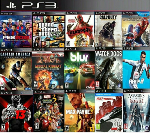 Ps3 Playstation 3 Completo - Top Jogos - Você Escolhe (Usado)