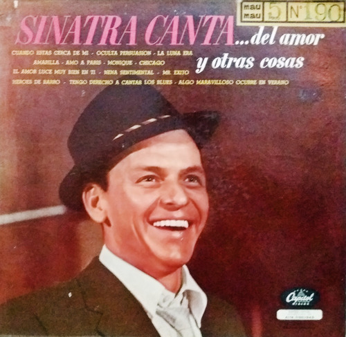 Frank Sinatra Sinatra Canta Del Amor Y Otras Cosas Lp 