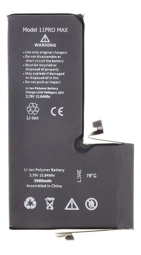 Bateria Compatible iPhone 11 Pro Max Capacidad 3969 Mah