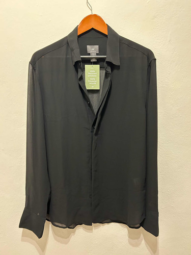 Camisa Transparente Talla M Nueva H&m Con Msi