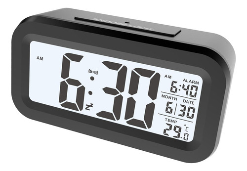 Reloj Despertador Digital Con Pantalla De Temperatura