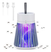 Comprar Bug Zapper, Lámpara Eléctrica Para Matar Mosquitos Y Moscas, Recargable, Para Interiores, Con Asa Para Colgar, Lámpara Eléctrica Para Matar Mosquitos, Portátil, Luz Led Usb, Trampa Para Mosquitos Para