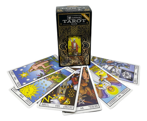 Iluminarte 2022 Mazo Cartas Tarot Rdr Rider Waite 78 Cartas