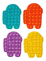 Comprar Push Pop Pop Sensorial Burbuja Fidget Juguetes 4 Paquetes