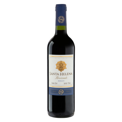 Imagem 1 de 1 de Vinho tinto meio seco Merlot Santa Helena Reservado 2018 adega Viña San Pedro Tarapacá 750 ml