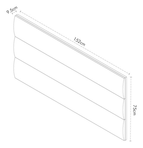 Cabecera Tapizada Matrimonial Mat Para Recamara Moderna Color Xecah Negro