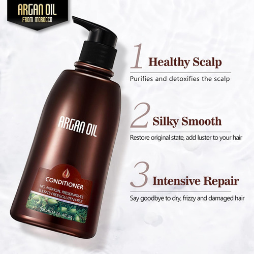 Conjuntos De Shampoo E Condicionador De Óleo De Argan Marroq