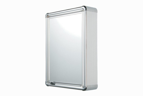 Armário P/ Banheiro C/ Perfil Aluminio 35x45 Cm Lbp12s Astra