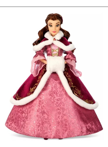 Disney Store Muñeca Bella Edición Navidad 2024 Holiday (Usado)