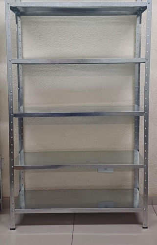 Prateleira De Aço Galvanizado De 90 Cm Com 05 Bandejas