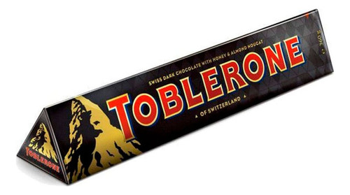 Barra Chocolate Negro Amargo Toblerone 360g Importado Suizo