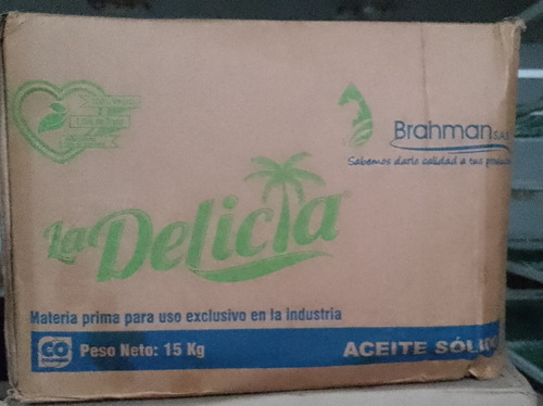 Manteca Delicia Caja X 15 Kg