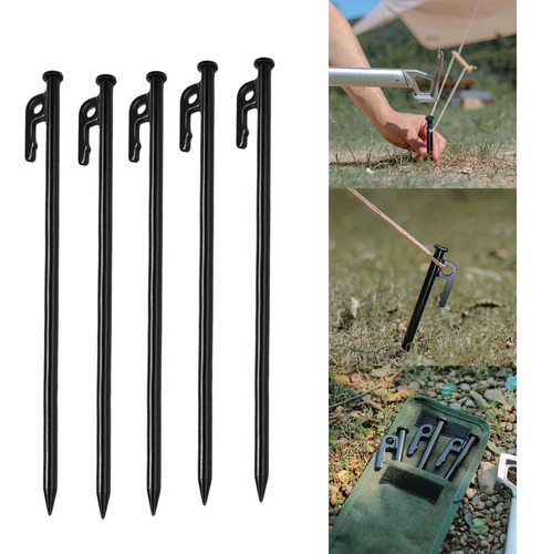 5x Estacas Para Acampar, Clavos, Clavos De 30 Centimetros