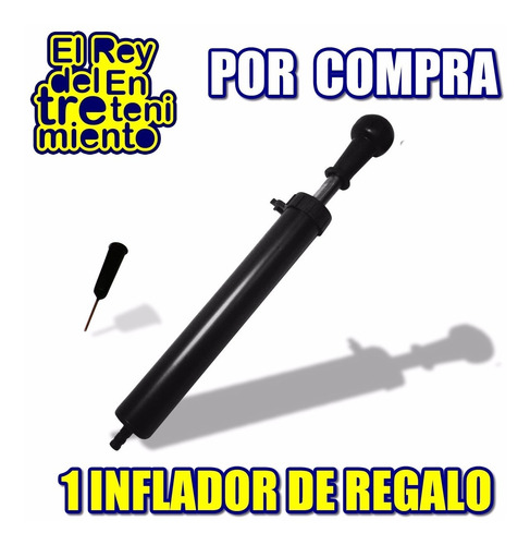 Pelota Pilates Esferodinamia Reforzada 75cm+inflador El Rey