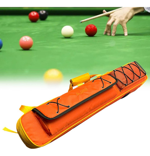 Bolsa Para Tacos De Billar, Funda De Transporte Naranja
