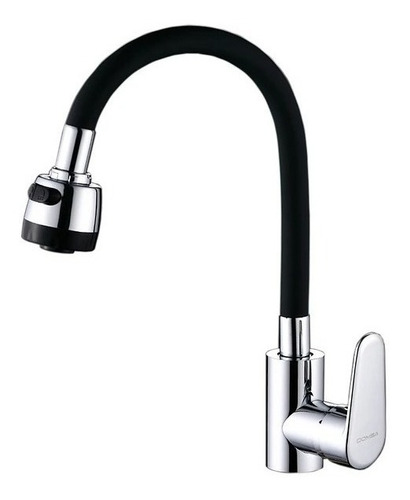 Imagen 1 de 1 de C0179 Canilla Grifería Flexible Monocomando Cocina Mesada