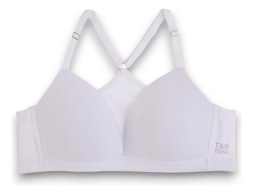 Bra Top Juvenil Algodón S/varilla Niña Adolescente T&b 25737