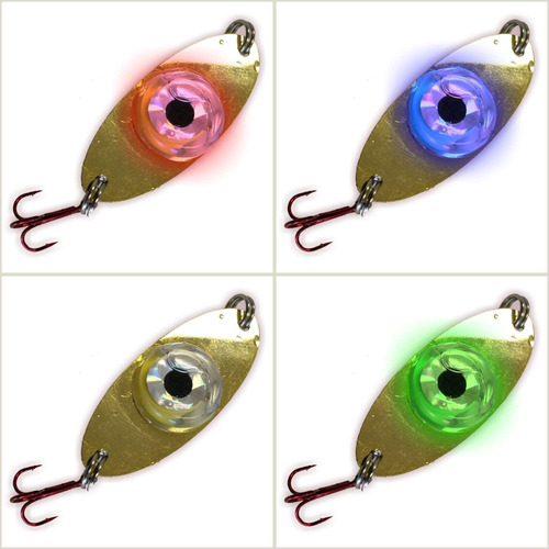 Tundra Tackle Co Firefly 4 Pack Spoon Disestuche Led Up