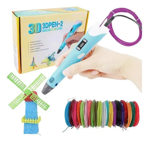Minifiestas Pack Lapiz Boligrafo Impresora 3D Dibujos + 10